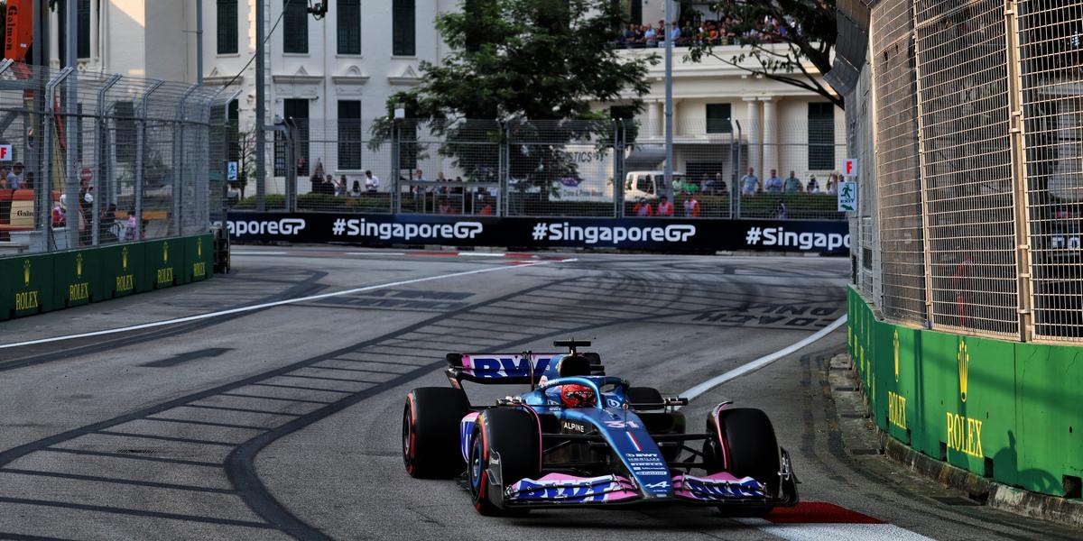 Une entrée en matière compliquée pour Alpine-Renault à Singapour