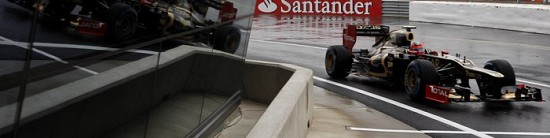 La-Lotus-Renault-E20-fonctionne-bien-sous-la-pluie